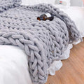 Cobalt Crescent - Chunky Knit Weighted Blanket