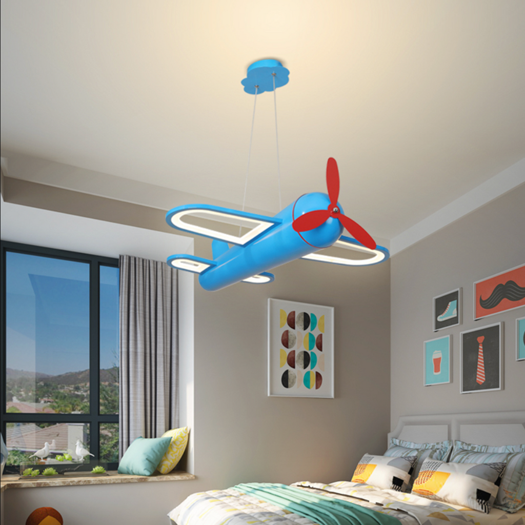 Drift Summit - Plane Hanging Pendant Light Childrens Lighting