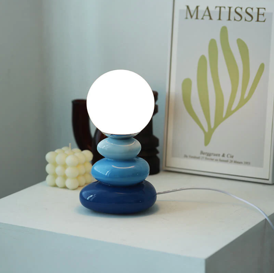Harbor Dahlia - Bauhaus Table Lamp Mid Century Table Lamp