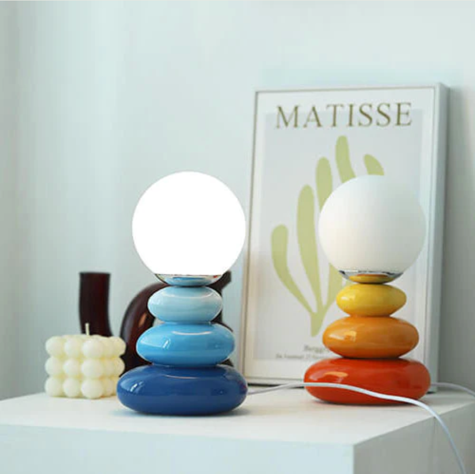 Harbor Dahlia - Bauhaus Table Lamp Mid Century Table Lamp