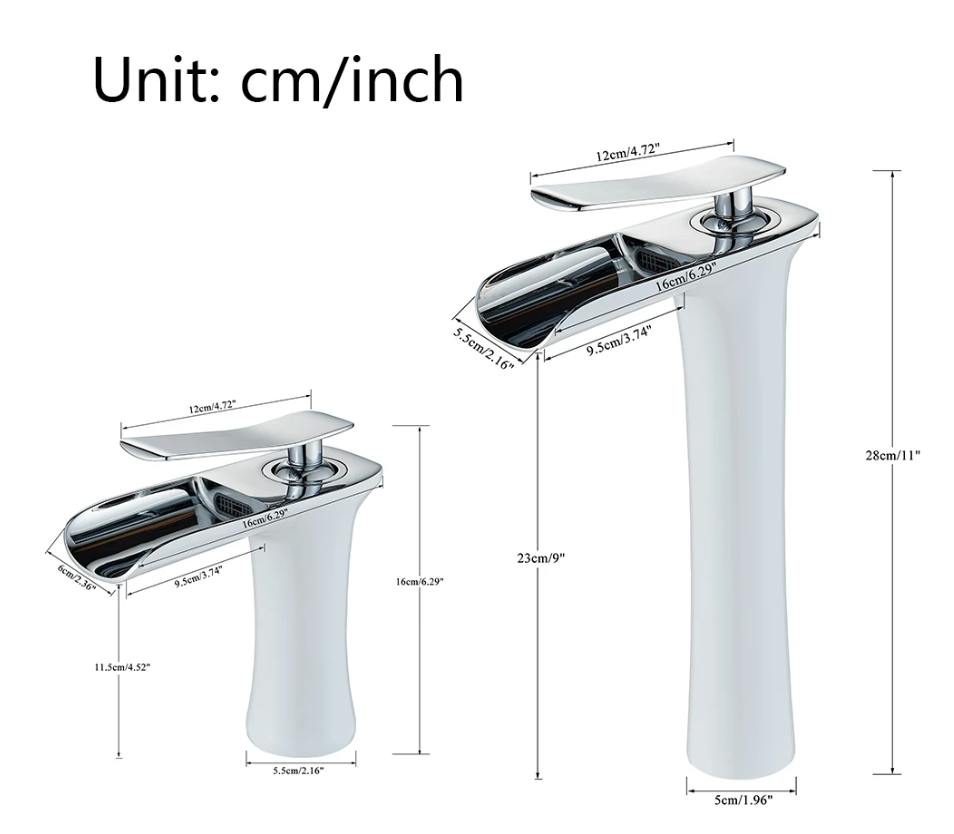 Velvet Willow - Waterfall Single Handle Basin Faucet