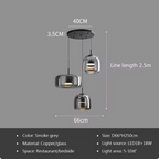 Maple Stone - Modern Nordic Glass Pendant Light