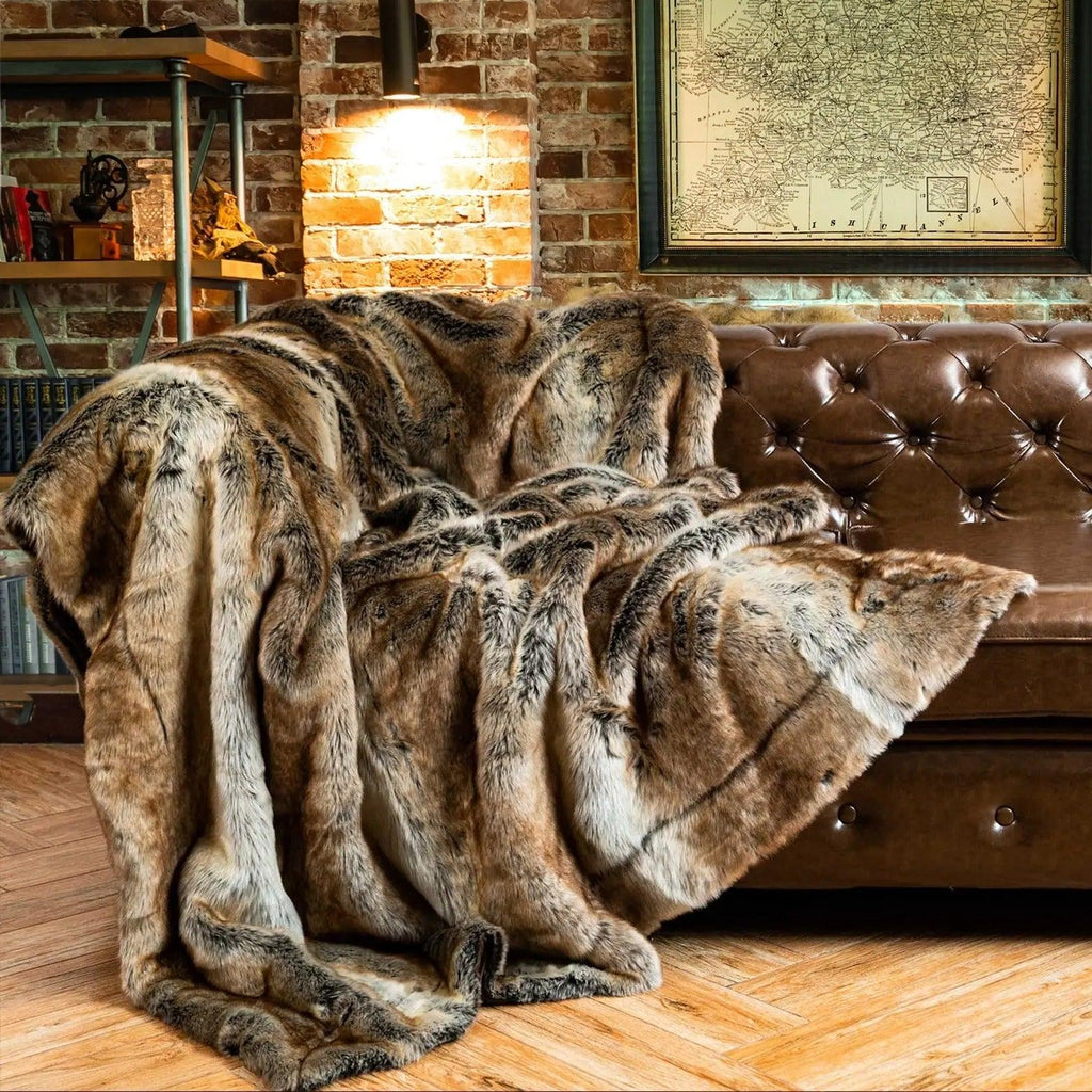 Desert Hearth - Luxury Faux Fur Blanket