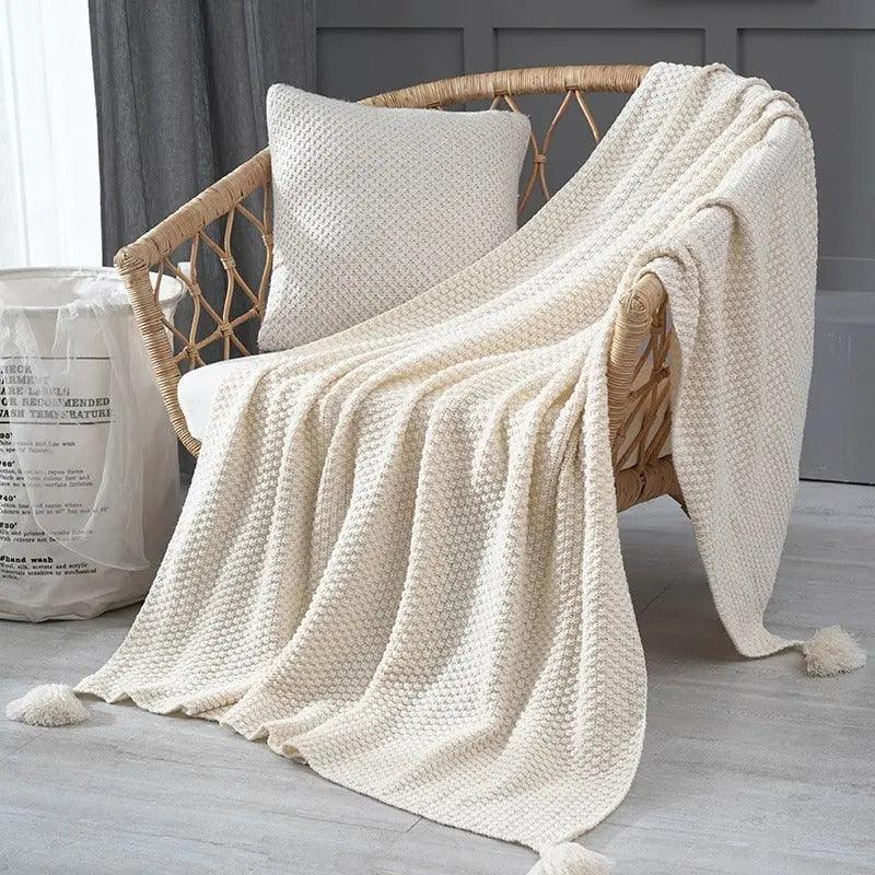 Silent Granite - Scandinavian Knitted Blanked