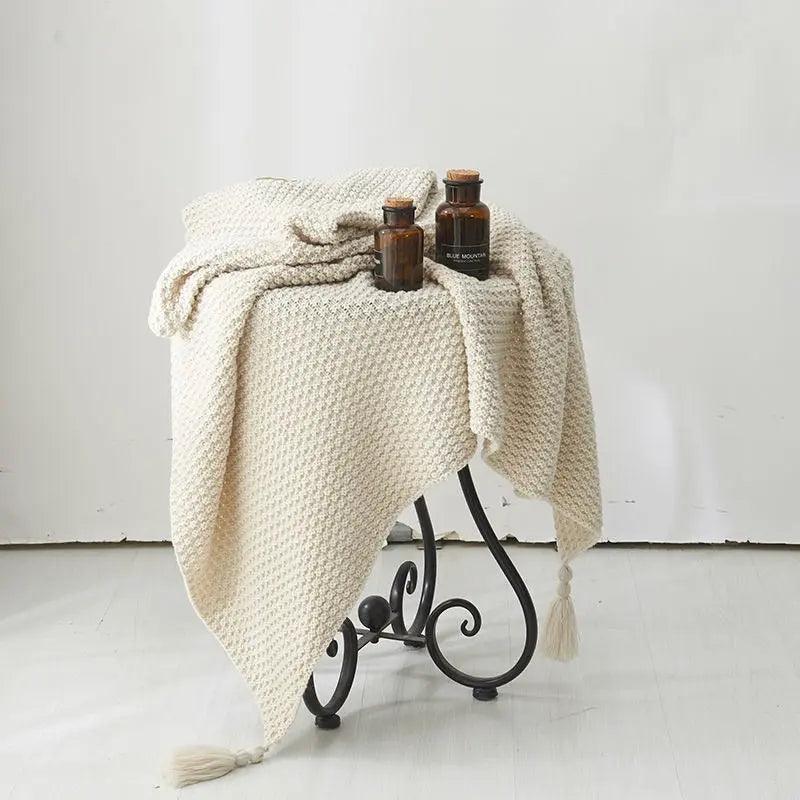 Silent Granite - Scandinavian Knitted Blanked