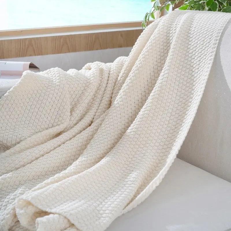 Silent Granite - Scandinavian Knitted Blanked