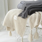 Silent Granite - Scandinavian Knitted Blanked