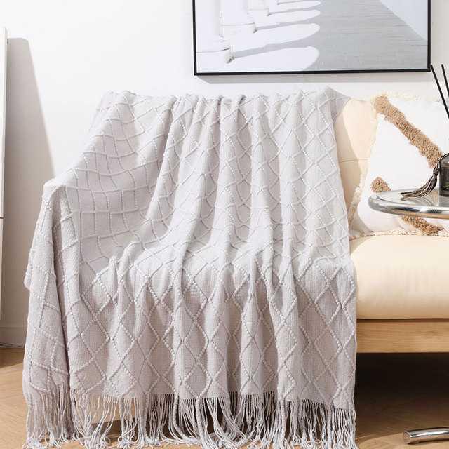 Brass Lily - Nordic Knit Blanket