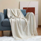 Brass Lily - Nordic Knit Blanket