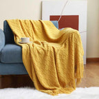 Brass Lily - Nordic Knit Blanket