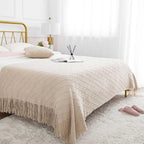 Brass Lily - Nordic Knit Blanket