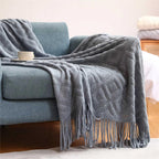 Brass Lily Gallery - Vallon Knit Blanket
