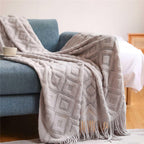 Brass Lily Gallery - Vallon Knit Blanket