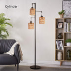 Yara - Indoor Boho Rattan Floor Lamp