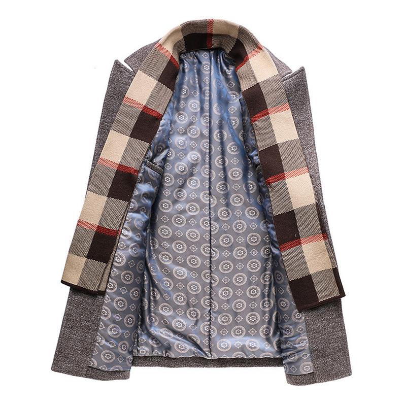 Cyrus Wool Blend Topcoat – Notch-Lapel Single-Breasted Detachable-Scarf Outerwear
