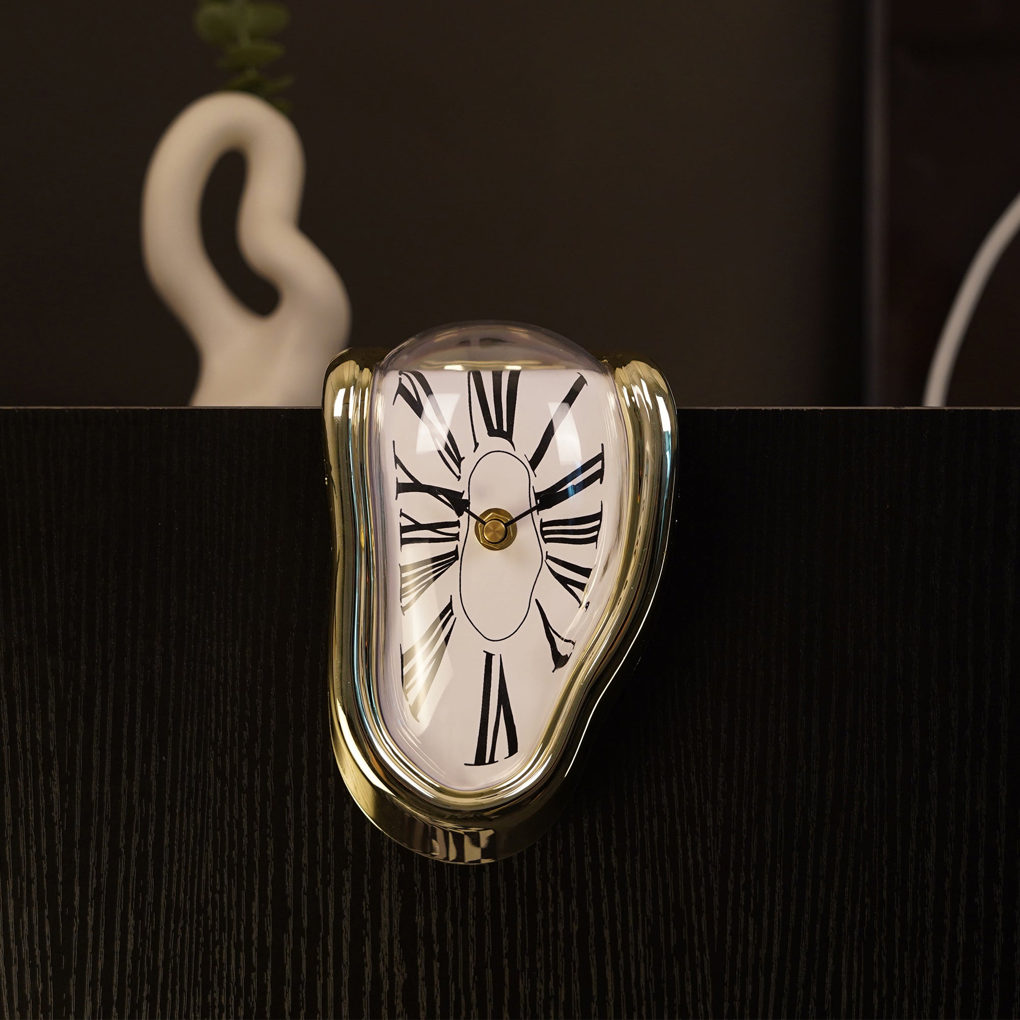 Oriel - Dali Melting Clock for Decorative Home Office Shelf Desk Table Funny Creative Gift