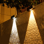 Dorian - 4-Pack Outdoor Solar Powered Deck Lights Wall Lamp
