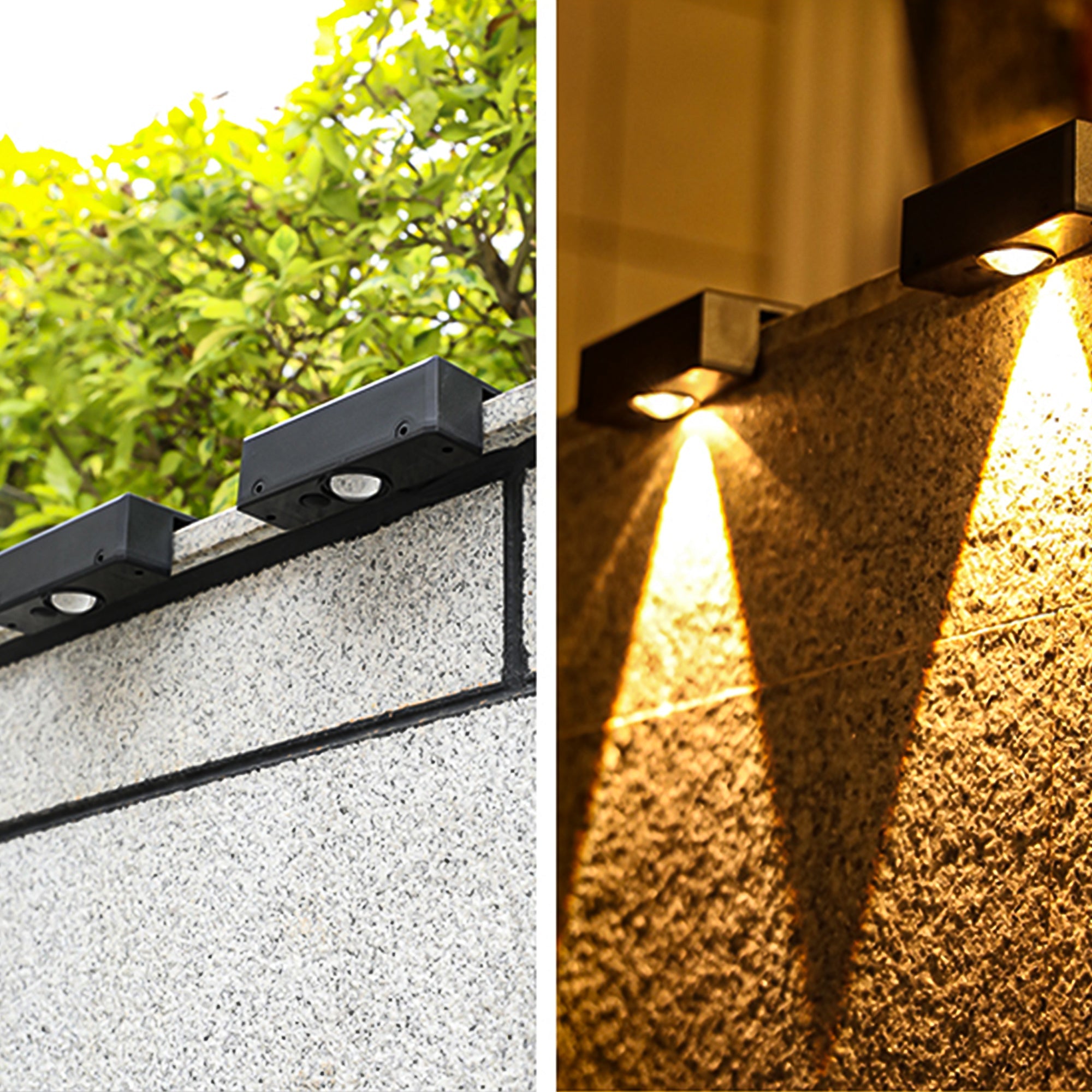 Dorian - 4-Pack Outdoor Solar Powered Deck Lights Wall Lamp