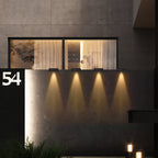Dorian - 4-Pack Outdoor Solar Powered Deck Lights Wall Lamp