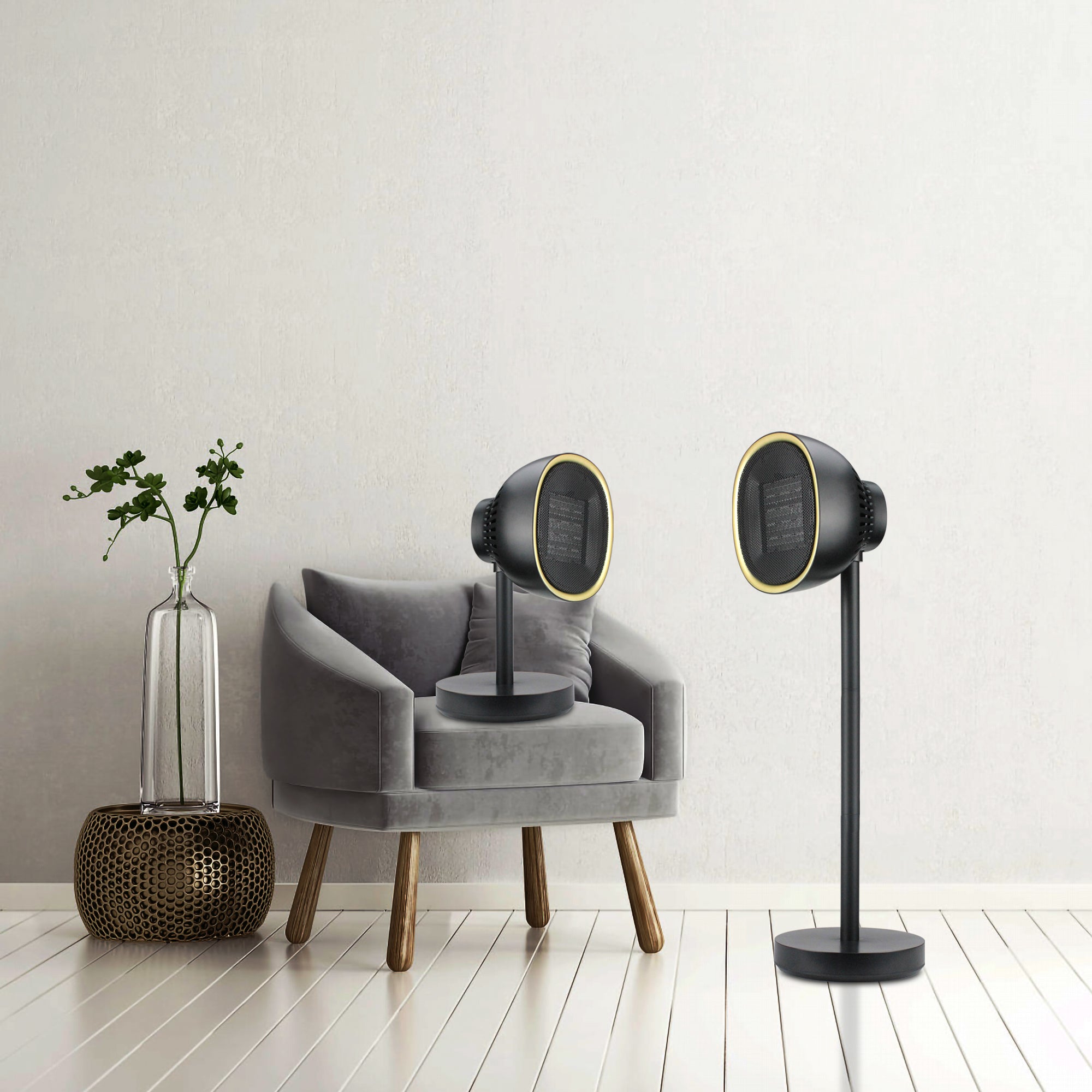 Quinn - Desk & Floor Multifunctional Fan Heater