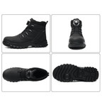 Davidson Steel-Toe Work Boots – Dial-Lace Slip-Resistant Rugged Footwear