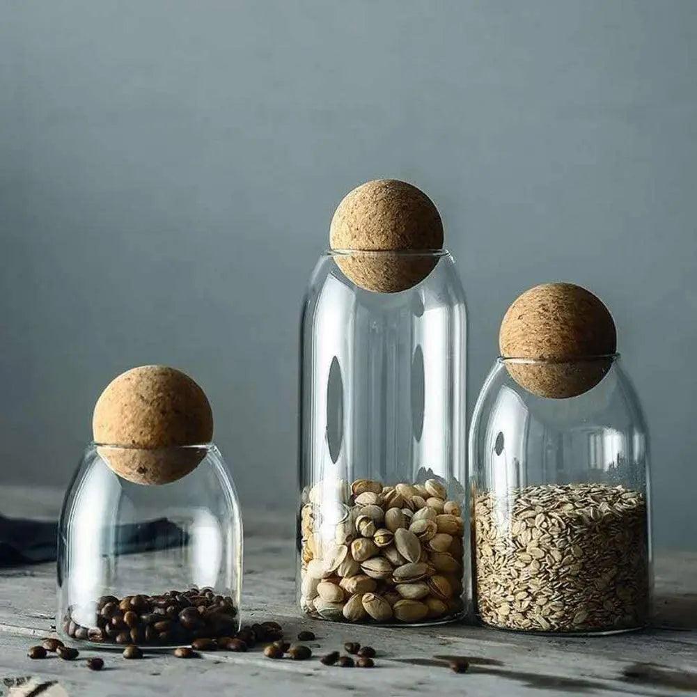 Dusk Cobalt - Modern Glass Storage Set