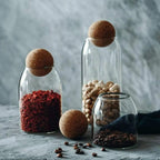Dusk Cobalt - Modern Glass Storage Set
