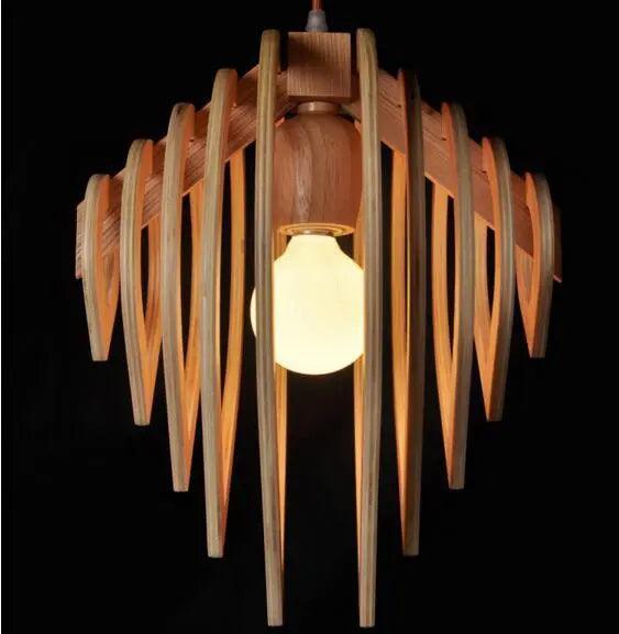 Coastal Kettle - Modern Wood Hanging Lights For Bedroom