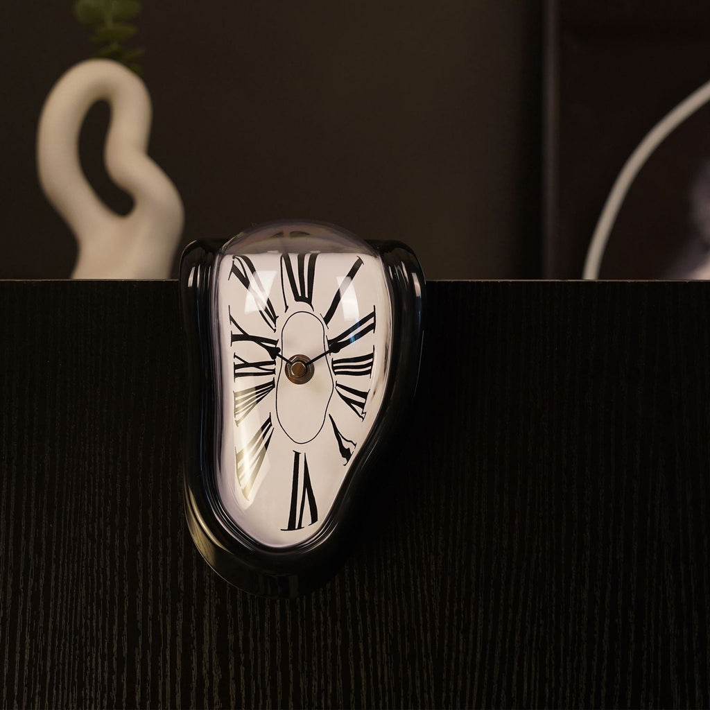 Oriel - Dali Melting Clock for Decorative Home Office Shelf Desk Table Funny Creative Gift