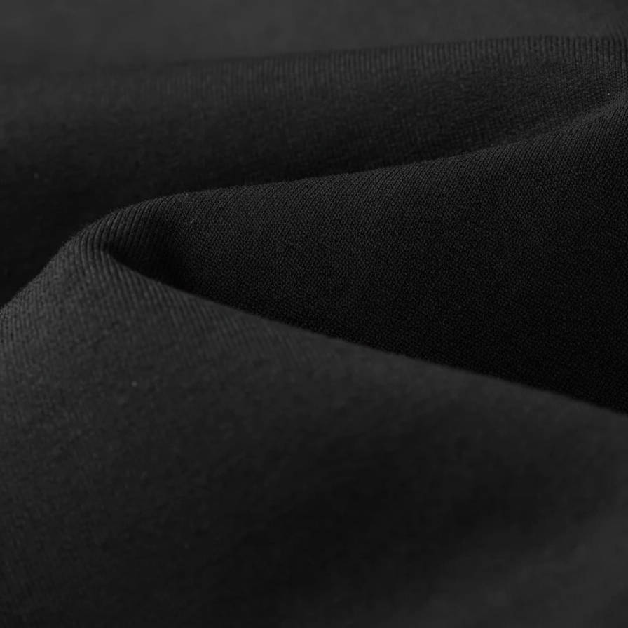 Sherpa-Lined Zip-Up Hoodie – Close-up of black sherpa fleece lining texture