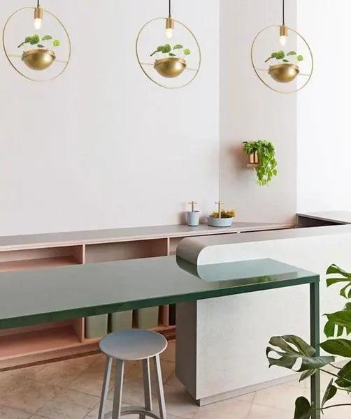 Solstice Haven - Modern Nordic Planter Light