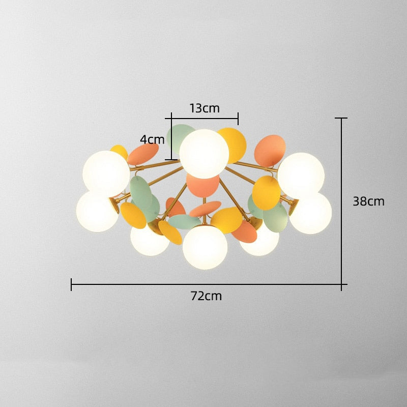 Ashen Bay - Modern Nursery Ceiling Light For Childrens Lighting