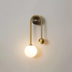 Dawn Opal - Modern Nordic Gold Wall Sconces