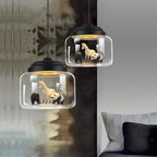 Zephyr Umber - Animal Pendant Light for Nursery Childrens Lighting