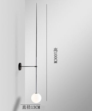 Raven Vessel Minimalist Bedroom Bedside Led Chandelier Light
