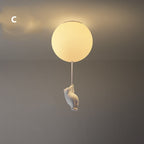 Serene Birch - Bear Nursery Ceiling Light Childrens Lighting