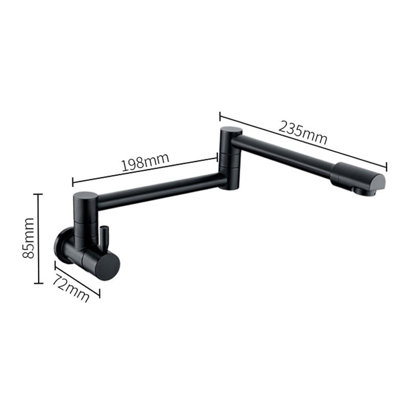 Minimal Cobalt - Modern Pot Filler Faucet Tap Wall Mounted Faucet