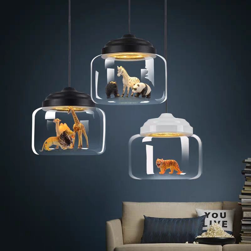 Zephyr Umber - Animal Pendant Light for Nursery Childrens Lighting