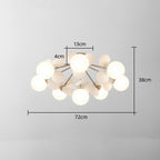 Ashen Bay - Modern Nursery Ceiling Light For Childrens Lighting