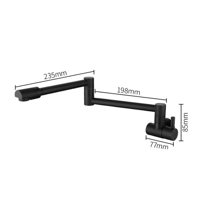 Minimal Cobalt - Modern Pot Filler Faucet Tap Wall Mounted Faucet