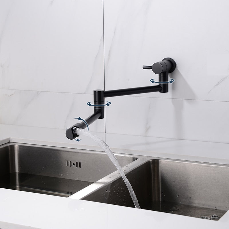 Minimal Cobalt - Modern Pot Filler Faucet Tap Wall Mounted Faucet