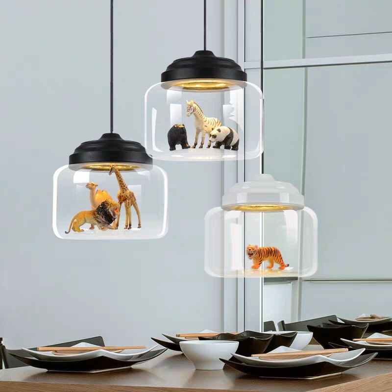 Zephyr Umber - Animal Pendant Light for Nursery Childrens Lighting