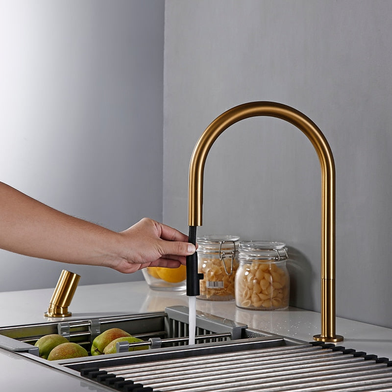 Calm Glade - Modern Kitchen Faucet with Sprayer