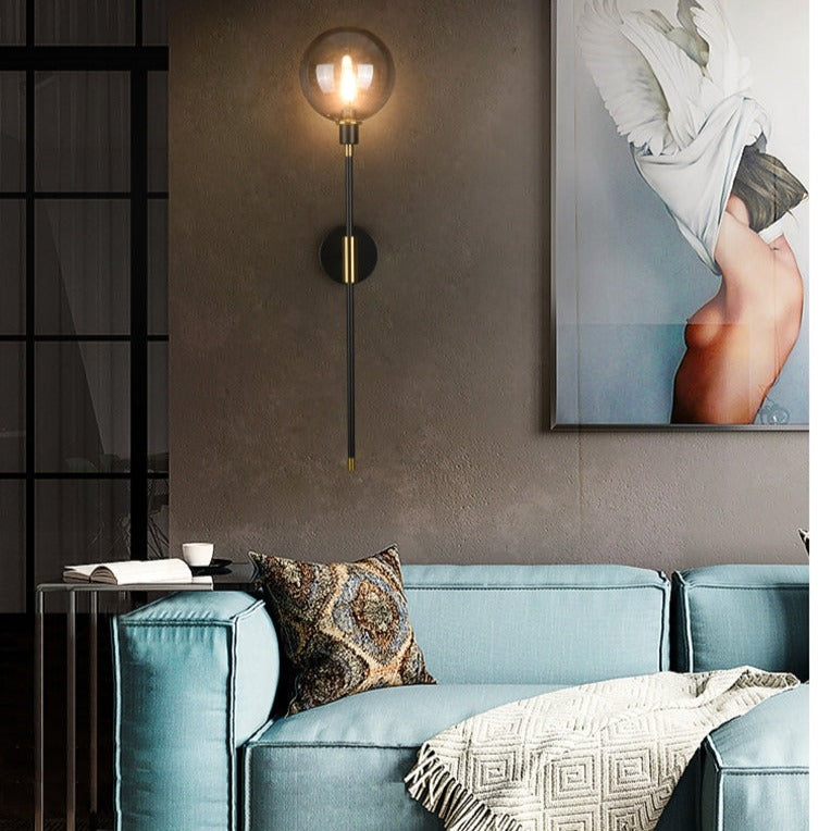 Linen Moor - Modern Glass Wall Sconce