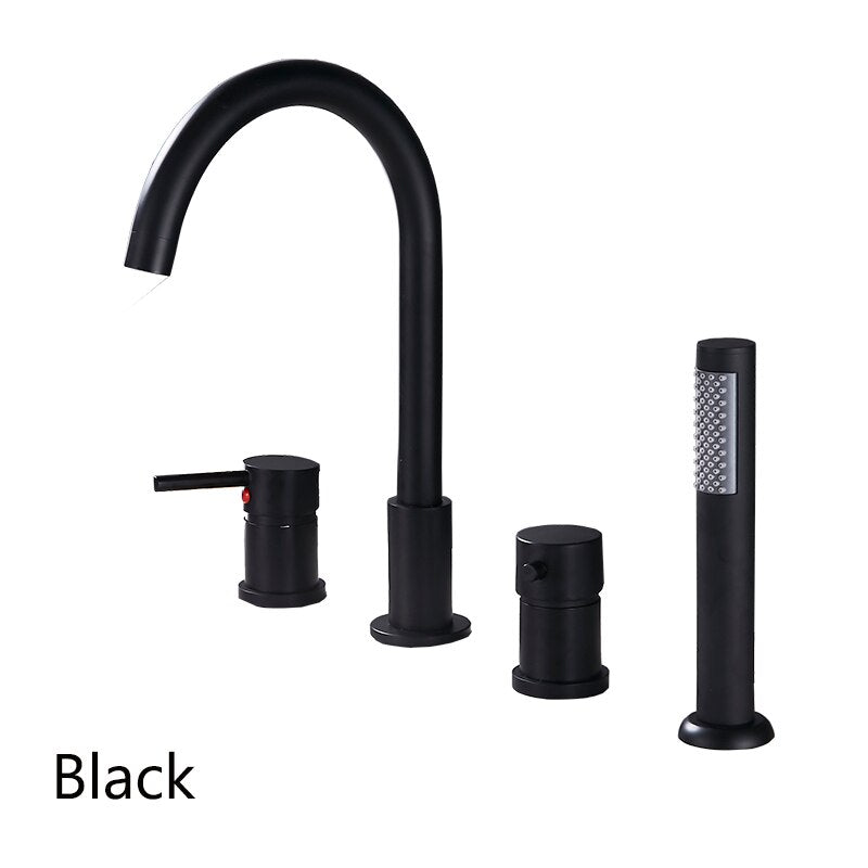 Sage Crescent - Modern Bathtub Faucet Deck Mount Tub Faucet