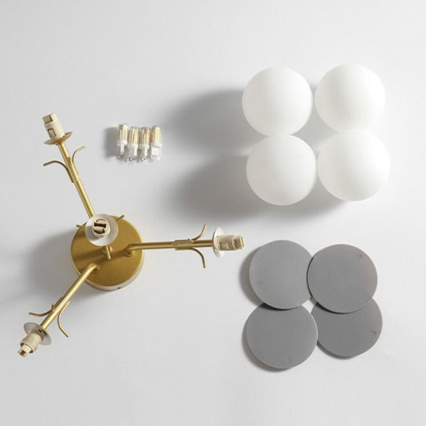 Ashen Bay - Modern Nursery Ceiling Light For Childrens Lighting