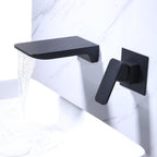 Drift Fjord - Modern Wall Mount Waterfall Bathroom Faucet