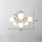 Ashen Bay - Modern Nursery Ceiling Light For Childrens Lighting