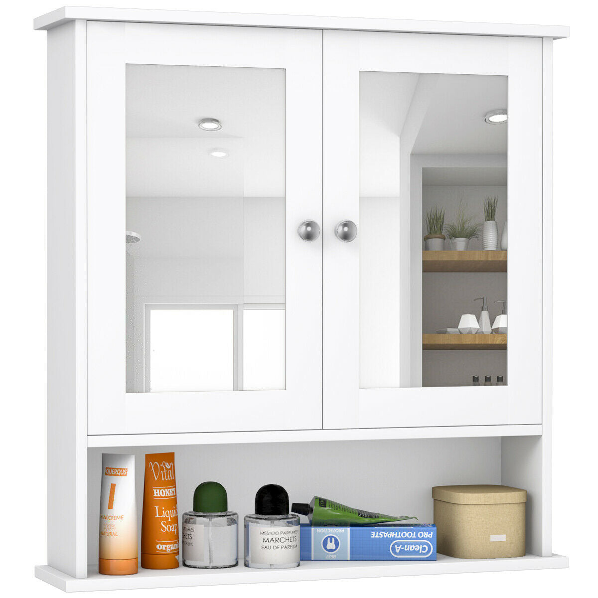 Misty Orchard - Bathroom Wall Cabinets Bathroom Storage Cabinets