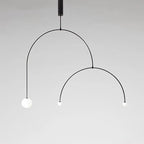 Raven Vessel Minimalist Bedroom Bedside Led Chandelier Light